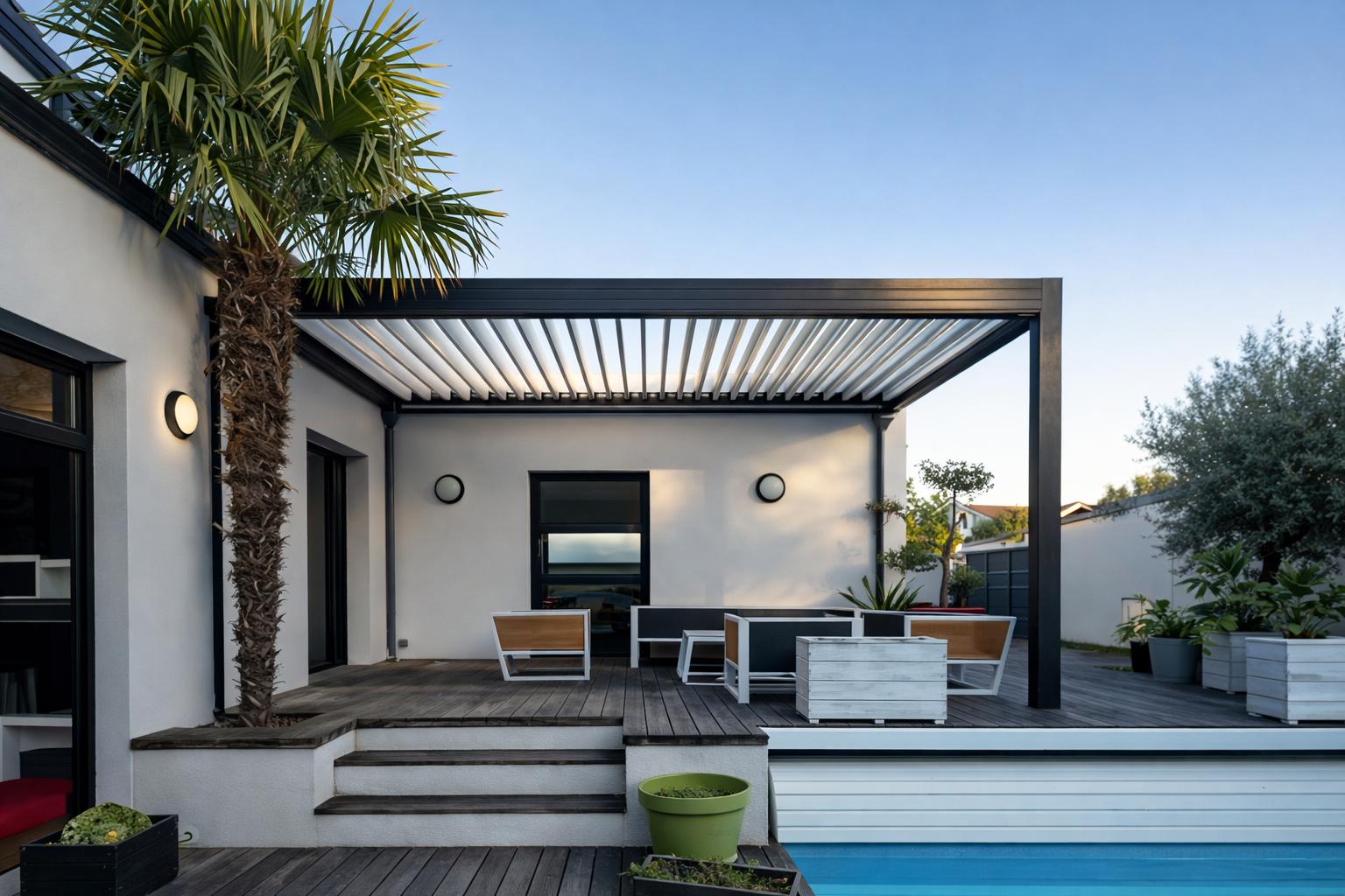 Pergola réalisée à Olivet