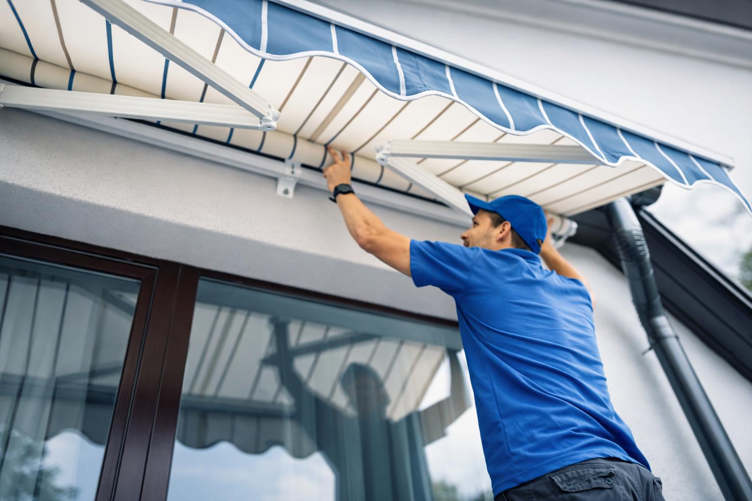 Store extérieur installation Olivet